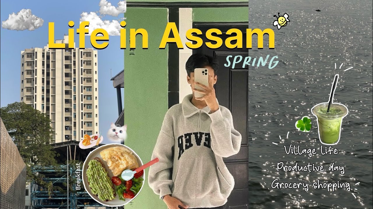 Life in Assam 🥑: slow days, village life, grocery shopping, hangout etc.