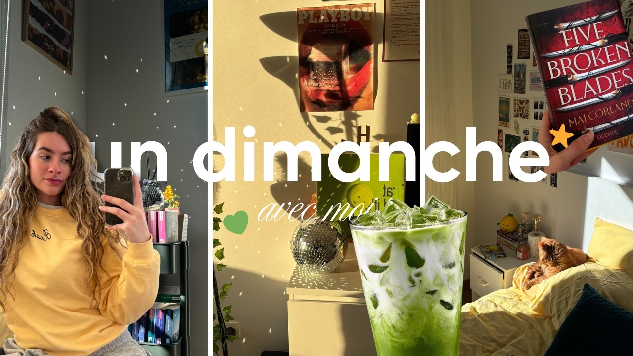 UN DIMANCHE AVEC MOI (ménage, lecture, blabla)