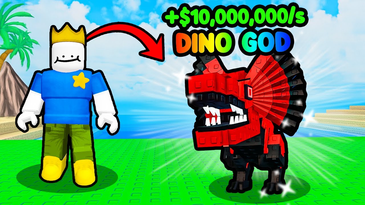 stealing the RAREST SECRETS in Roblox steal a dinosaur...