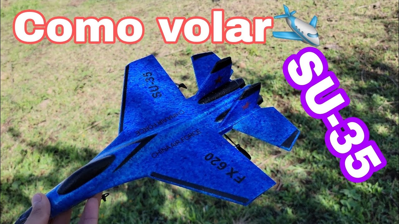 Avión Jet Caza SU-35 Rc.| Unboxing y Review.