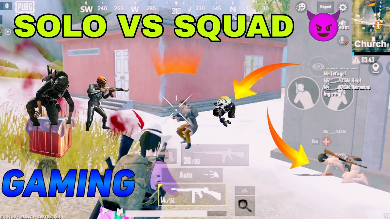 SOLO VS SQUAD 😈 HINDI YOUTUBER 🤫 SABSE OP GAMEPLAY NEW UPDATE PUBG LITE COMEBACK