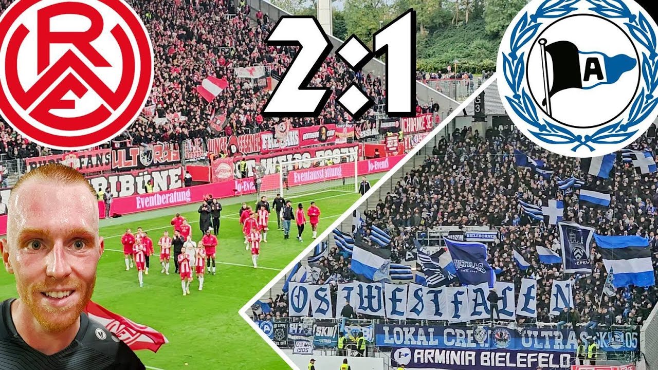 DRAMATISCH! Rot-Weiss Essen gewinnt in letzter Minute gegen Arminia Bielefeld!