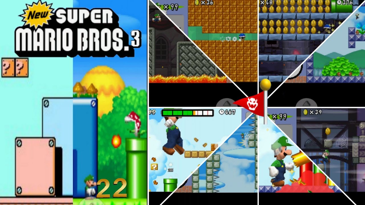 New Super Mario Bros 3 (by SKJmin) 1.0 ep 22 all secret exits
