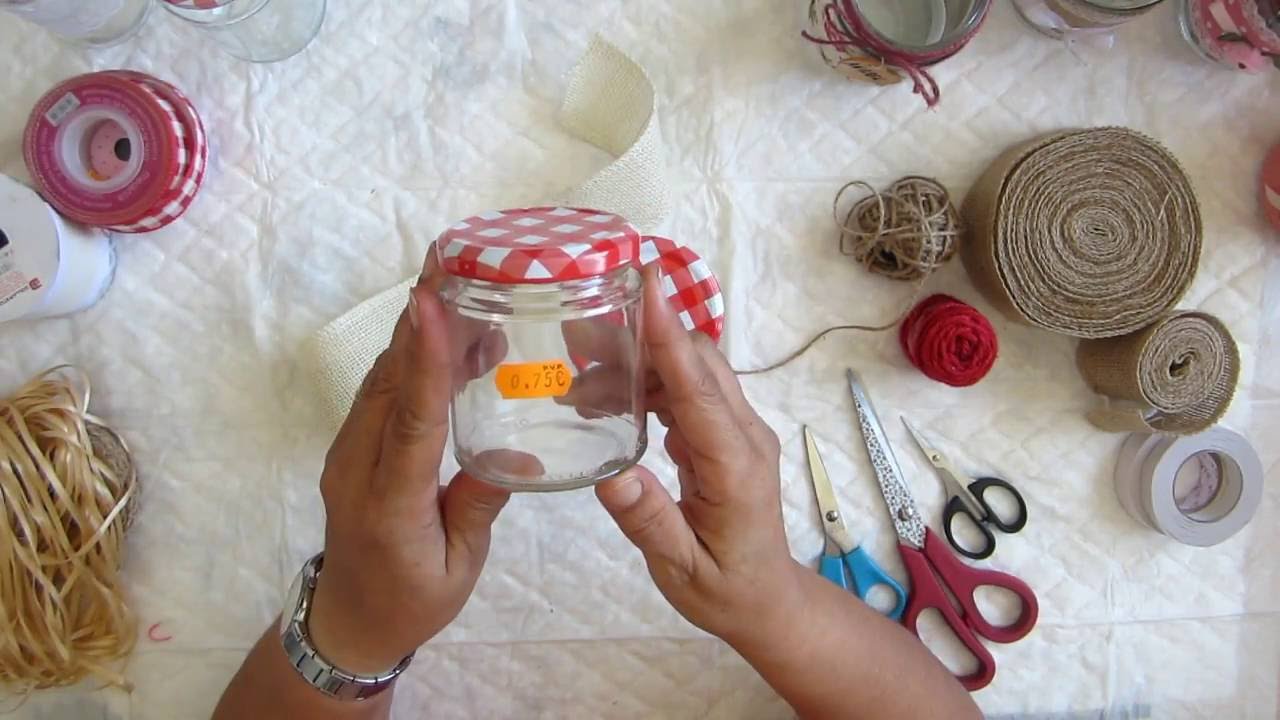 TUTORIAL FACIL DECORAR TARROS DE CRISTAL