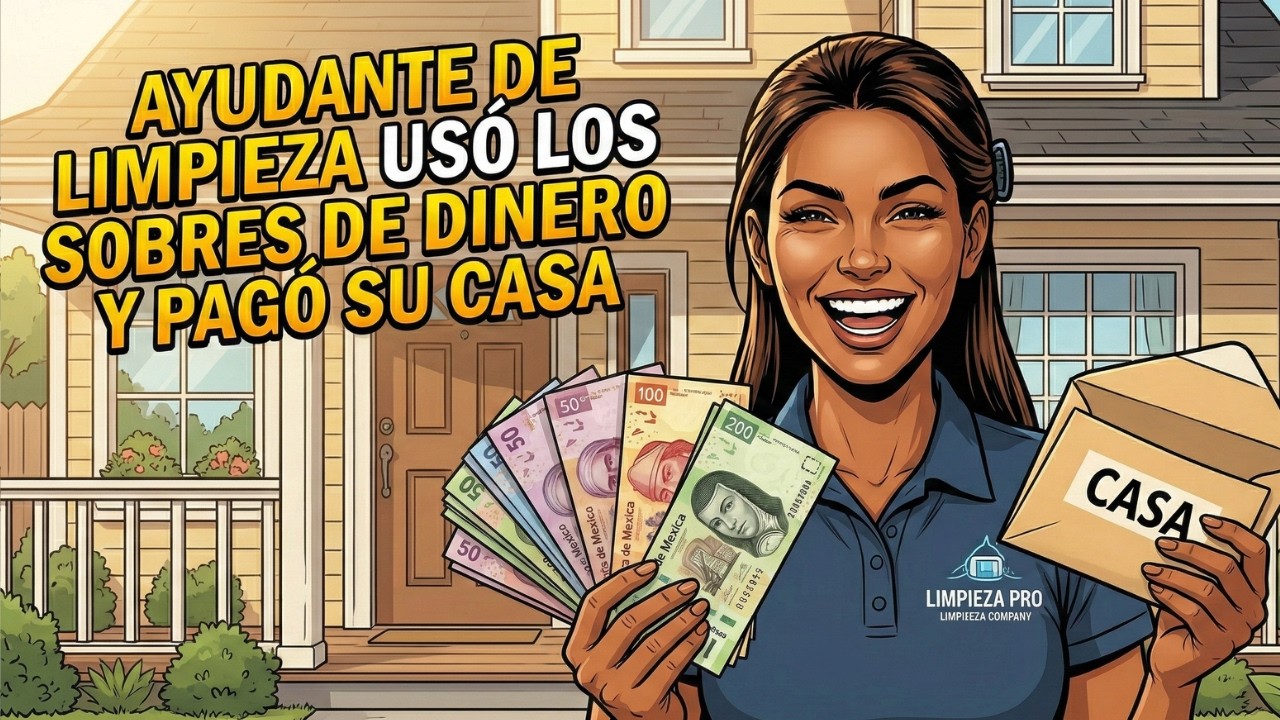 Cómo una AYUDANTE DE LIMPIEZA usó la Técnica de los SOBRES DE DINERO y PAGÓ SU CASA en 2 Años