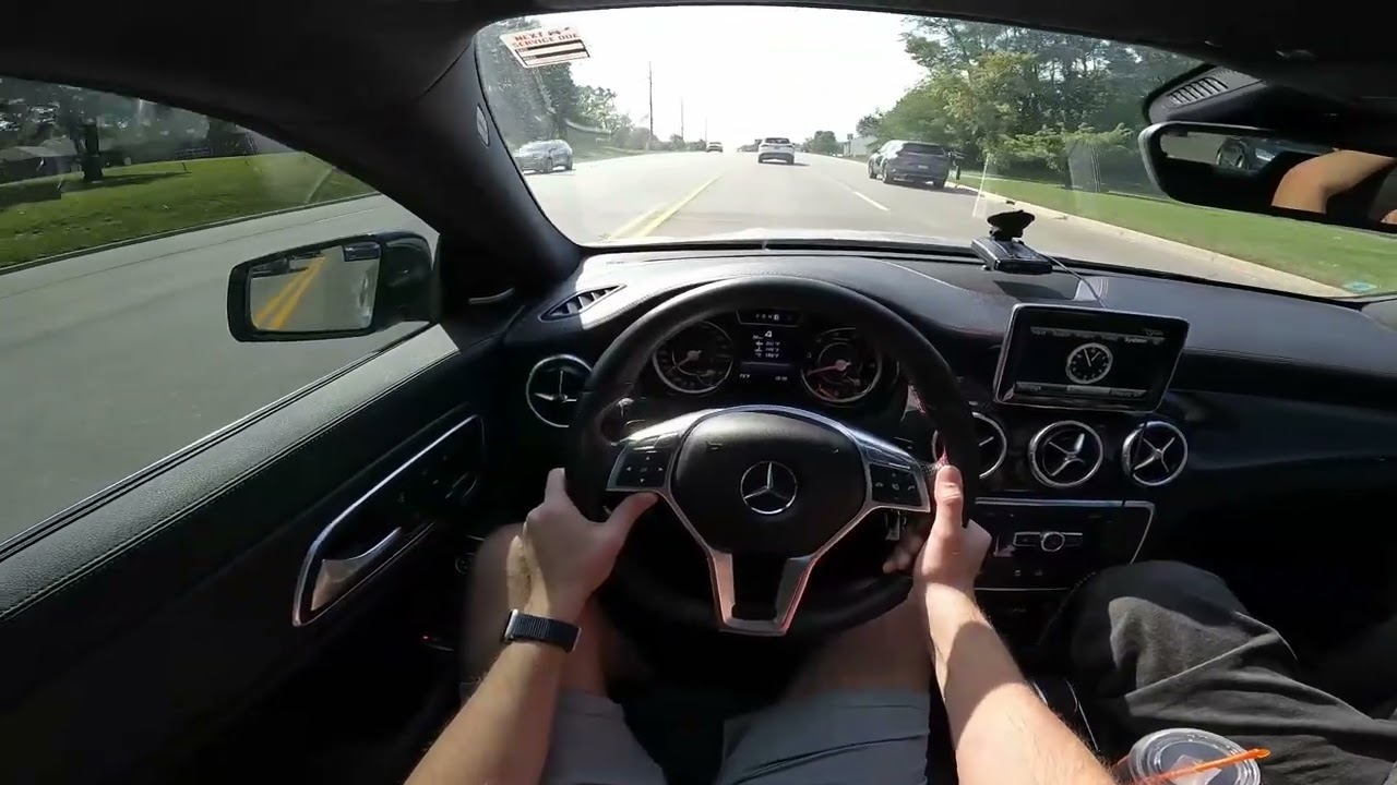 Nice roads Mercedes cla 45 amg POV