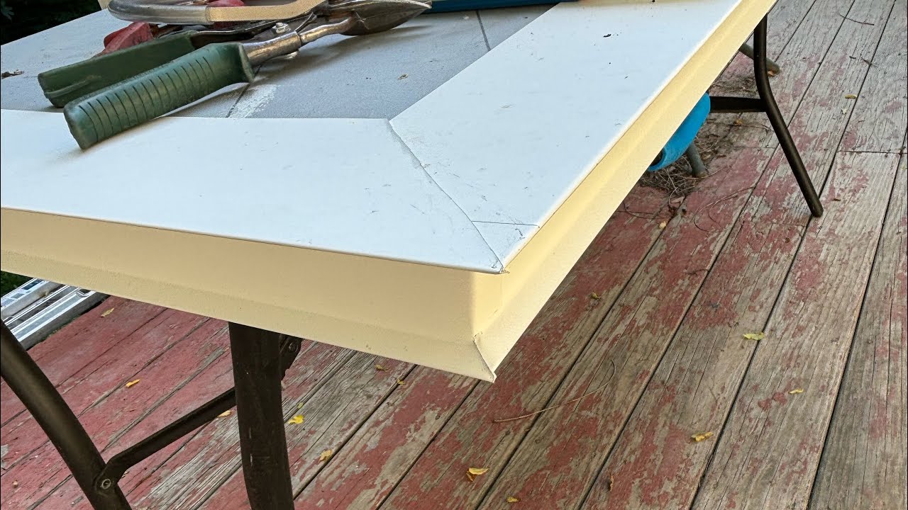 How to make a Roofing drip edge corner look great! 👍