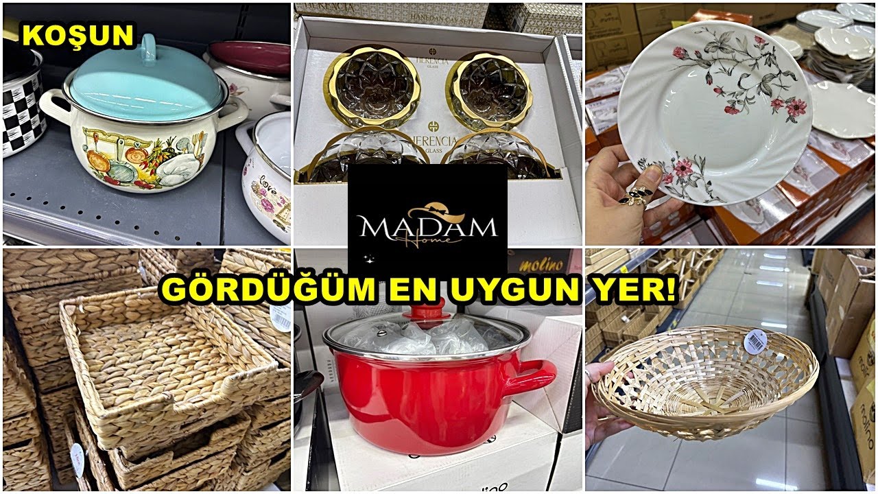MADAM HOME AÇILDI‼️ HER ŞEY AŞIRI UYGUN‼️ BU KADAR UYGUNU YOK /ÇEYİZ ALIŞVERİŞİ /ÇEYİZLİK/KOŞUN