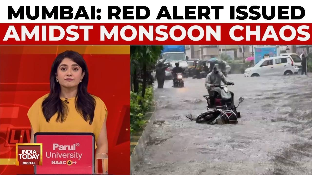 Mumbai Monsoon Mayhem: City Drowns, Traffic Paralysed, Red Alert Issued | India Today's Report