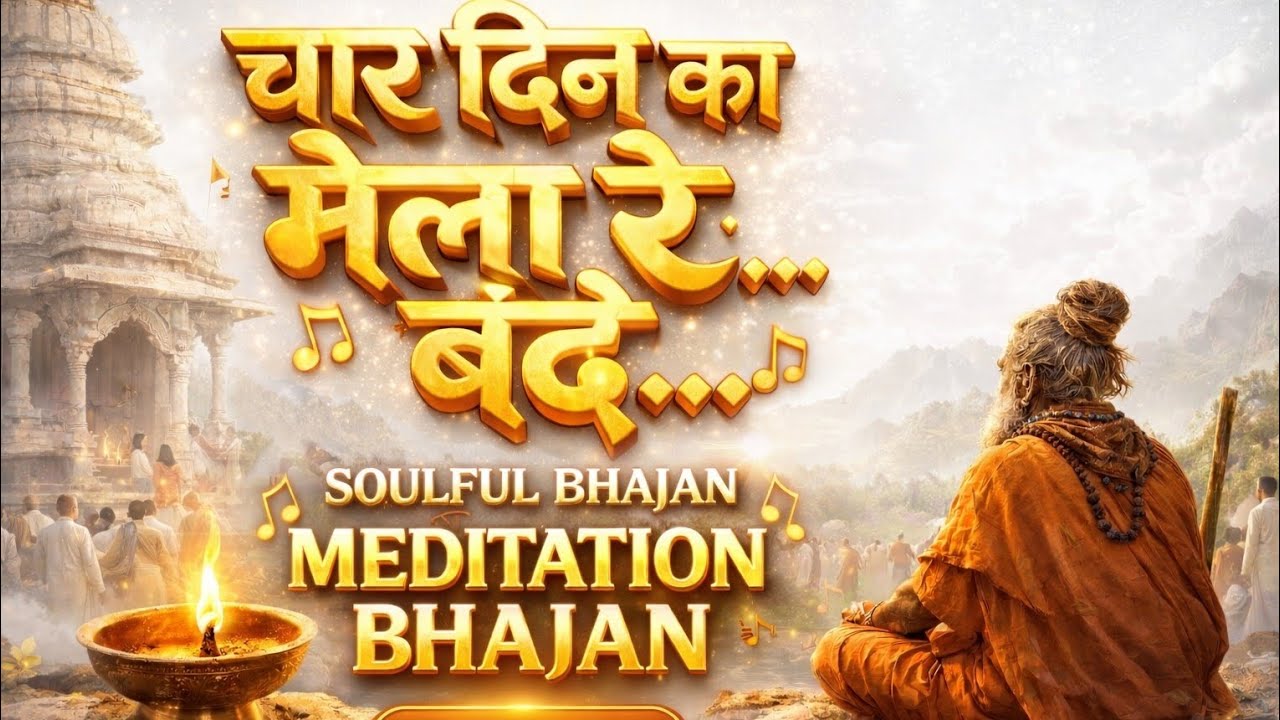 मन को छू लेने वाला भजन: चार दिन का मेला रे बंदे… | #SpiritualBhajan #InnerPeace #KabirVani |