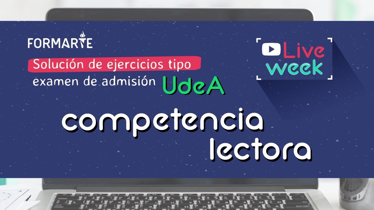 🔴 Solución de ejercicios En VIVO tipo UdeA Competencia Lectora | #LiveWeekUdeA