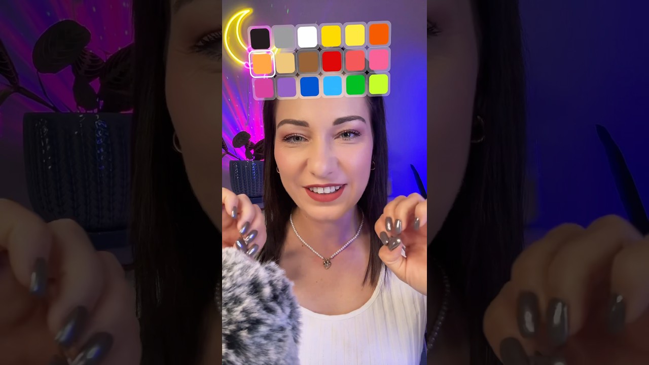 Color challenge 🫠 #asmr #relax #asmrtriggers #asmrvideo #relaxing #tingles #colorchallenge #sleep