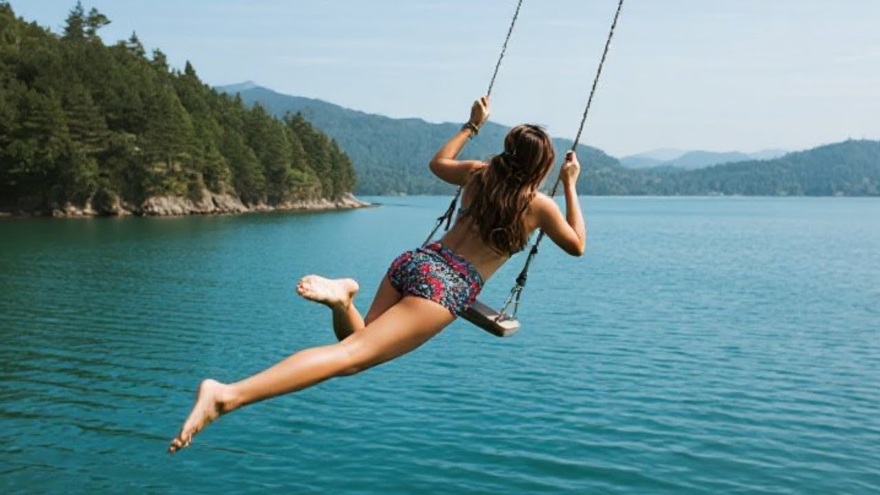 Challenge The Most Exciting Water Swing On The Internet!