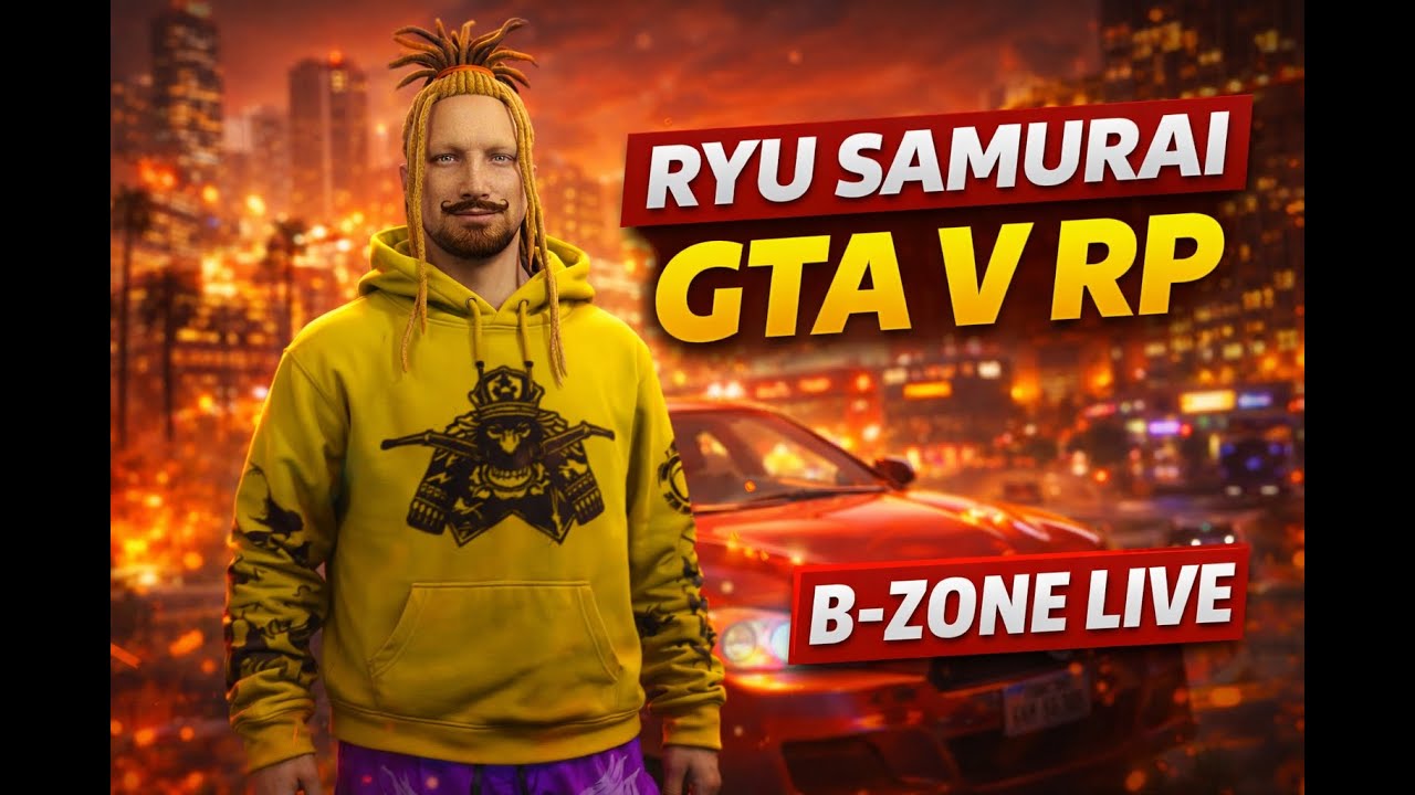 🔴LIVE cu Ryu Samurai | GTA V RP – B-ZONE🔴