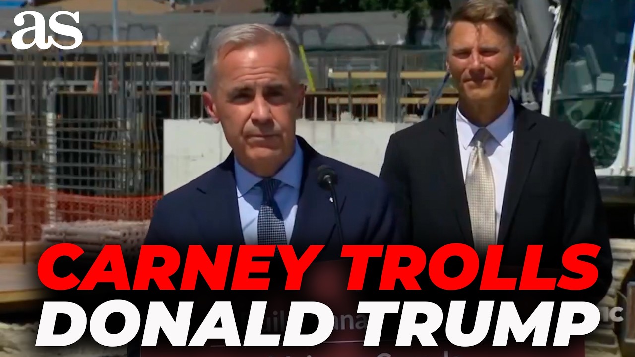 PM CARNEY trolls TRUMP after teleprompter fails: 