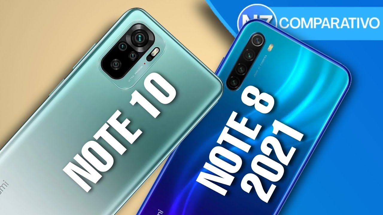 Xiaomi Redmi Note 10 VS Xiaomi Redmi Note 8 2021 | Comparativo