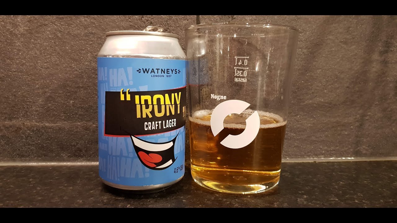 Watneys Irony Craft Lager | British Craft Beer Review