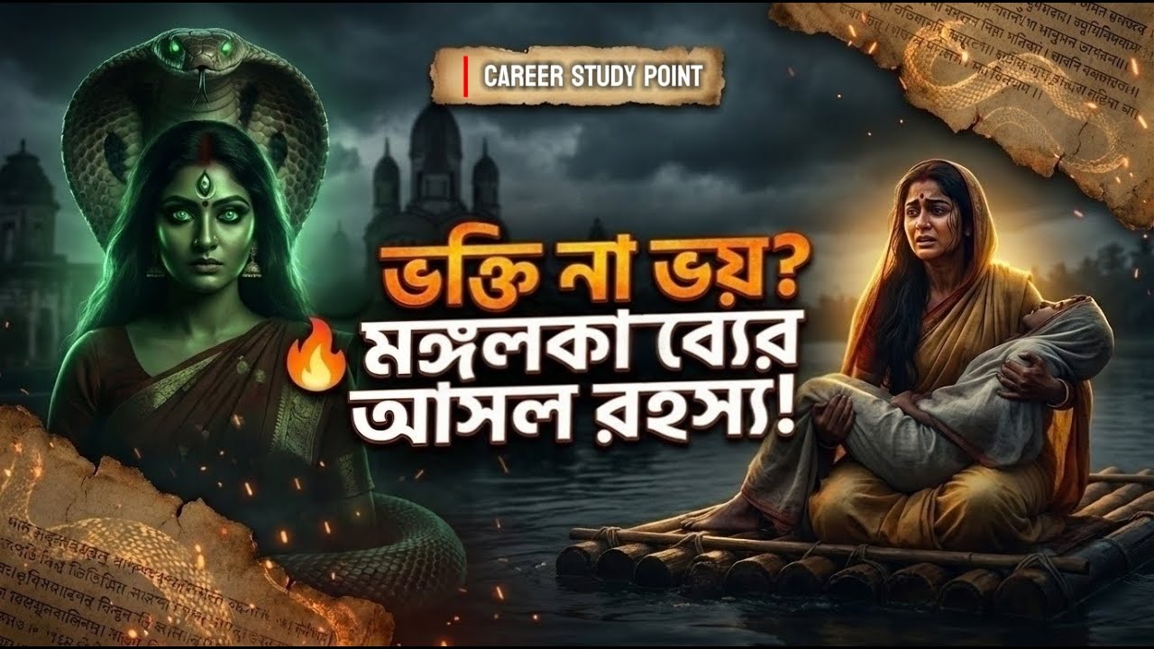 বাংলা সাহিত্য: মঙ্গলকাব্য সম্পূর্ণ বিশ্লেষণ | মনসামঙ্গল, চণ্ডীমঙ্গল, অন্নদামঙ্গল | বিসিএস প্রস্তুতি