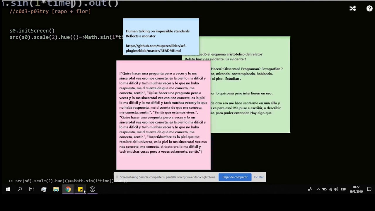 c0d3 p03try - st1tcky n0t3s for AmsterdamJS Nation