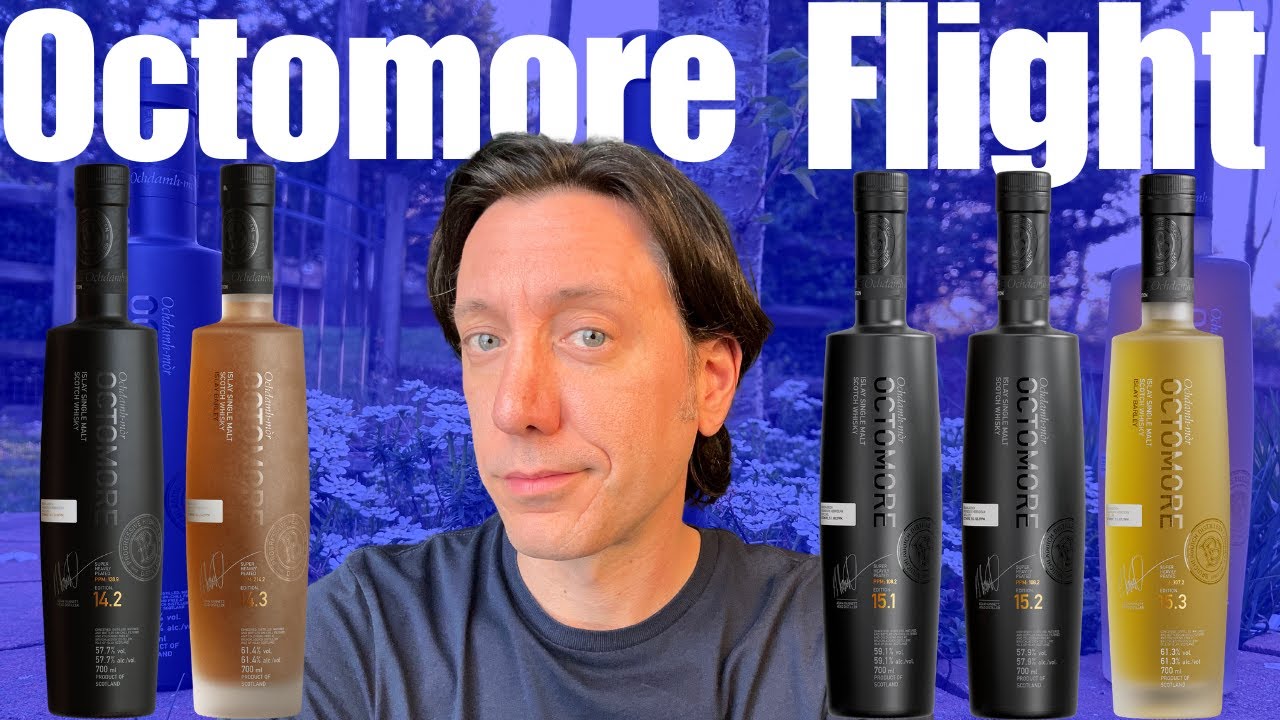 Blind Bruichladdich Octomore Tasting - 15.1 v 15.2 v 15.3 v 14.2 v 14.3! Which Octomore Will Be #1?