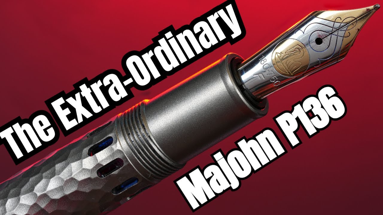 The Incredible Pair of Majohn P136 Titanium Fountain Pen Review, Nib Swap, and Writing Sample