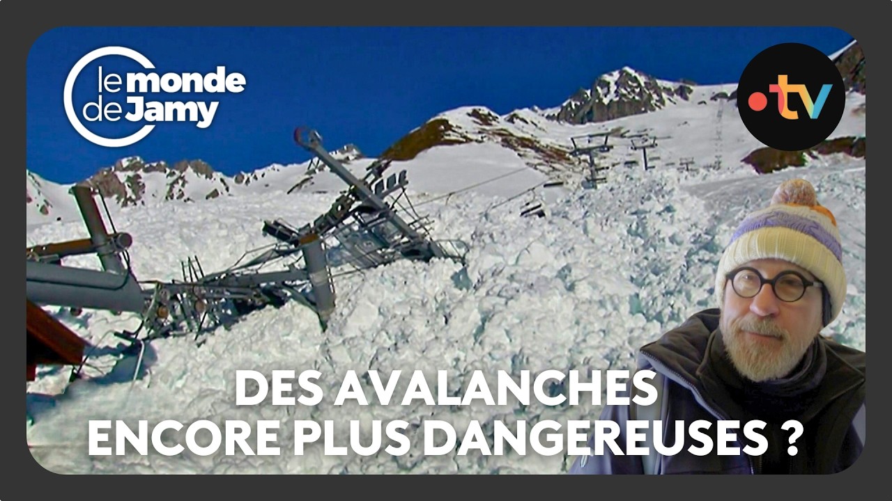 Réchauffement climatique : la montagne s’effondre sous nos yeux - Le monde de Jamy