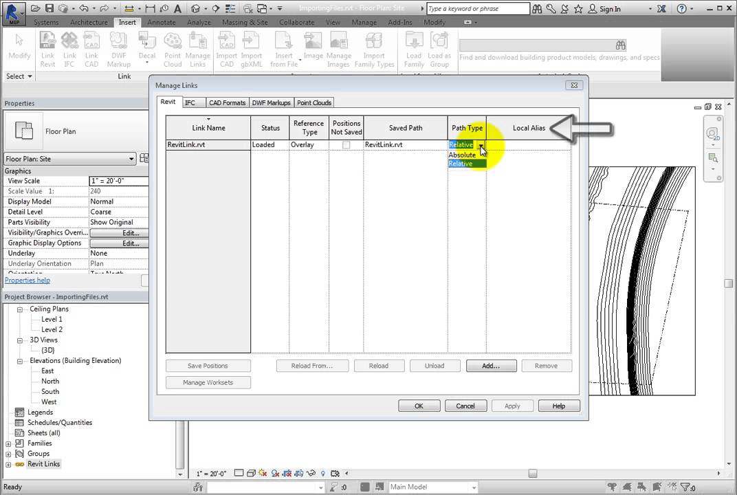 Managing Linked Revit Models