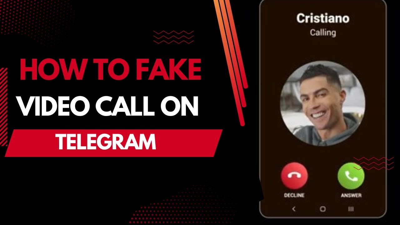 Как подделать видеозвонок в Telegram.