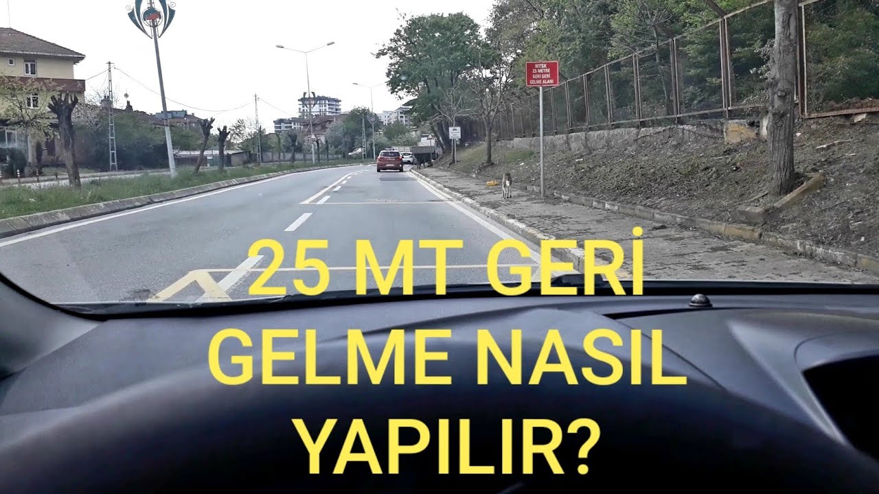 EHLİYET DİREKSİYON SINAVI-DERSİ-25 METRE GERİ NASIL YAPILIR?MANUEL-OTOMATİK VİTES ÇEKMEKÖY/İSTANBUL