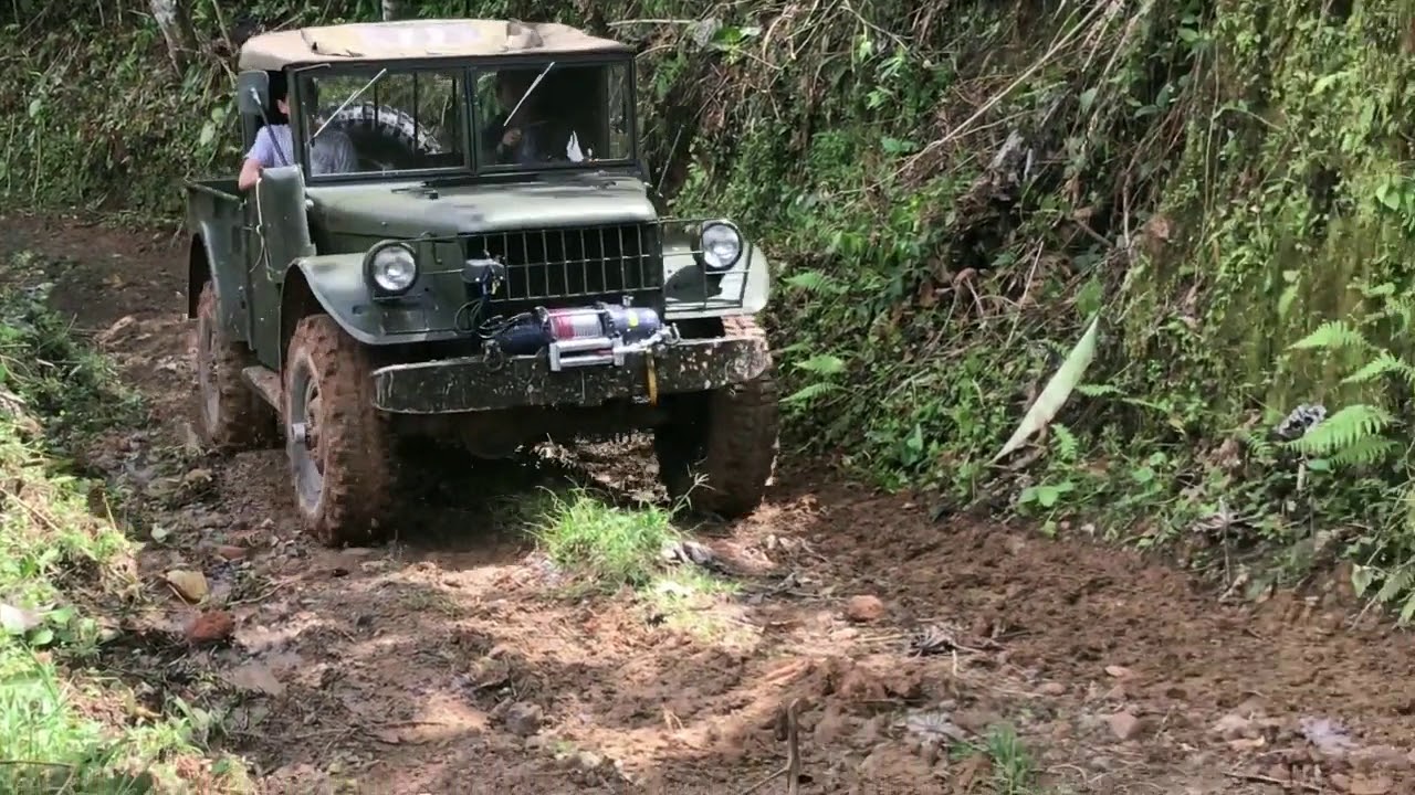 Dodge M37 off-roading