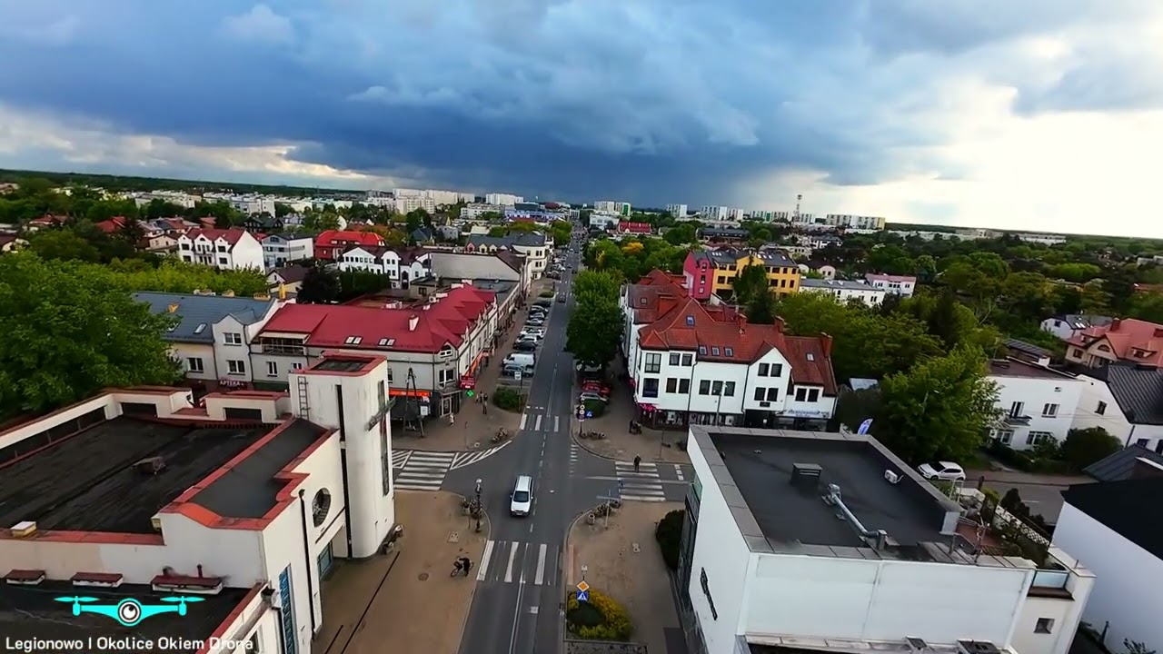 Piłsudskiego z drona Legionowo 18.05.2025