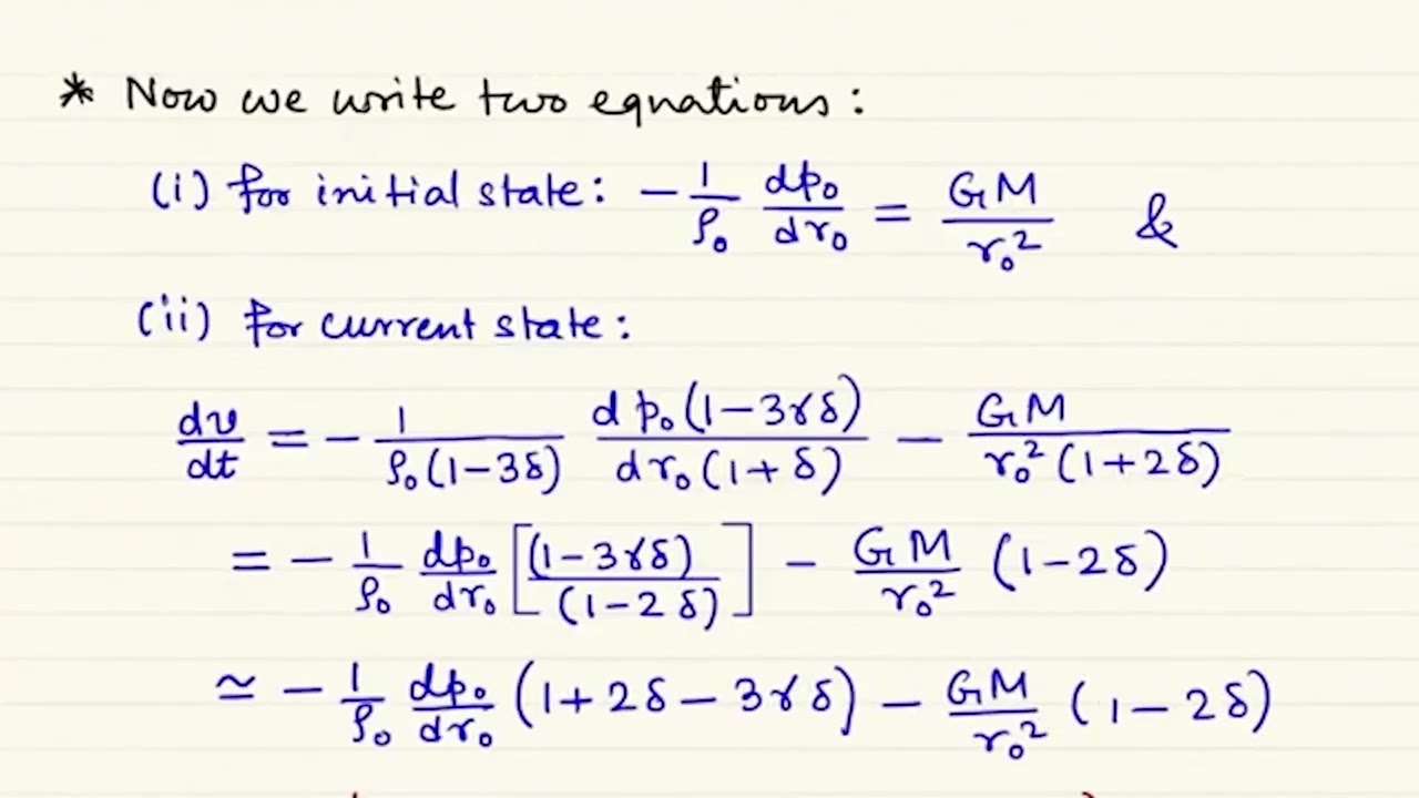 Oscillation of stars (contd.) #swayamprabha