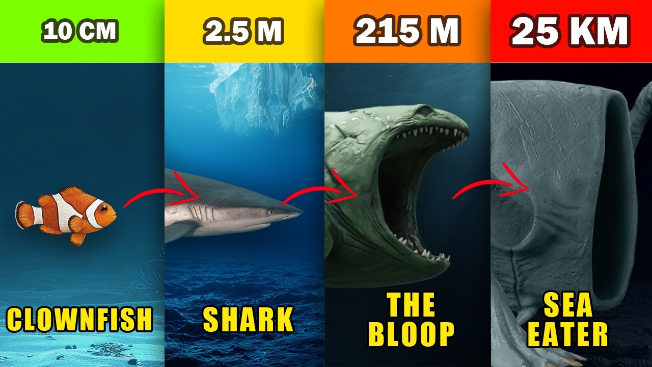 7 Fishes Size Level Ranked, Ending With Sea Eater