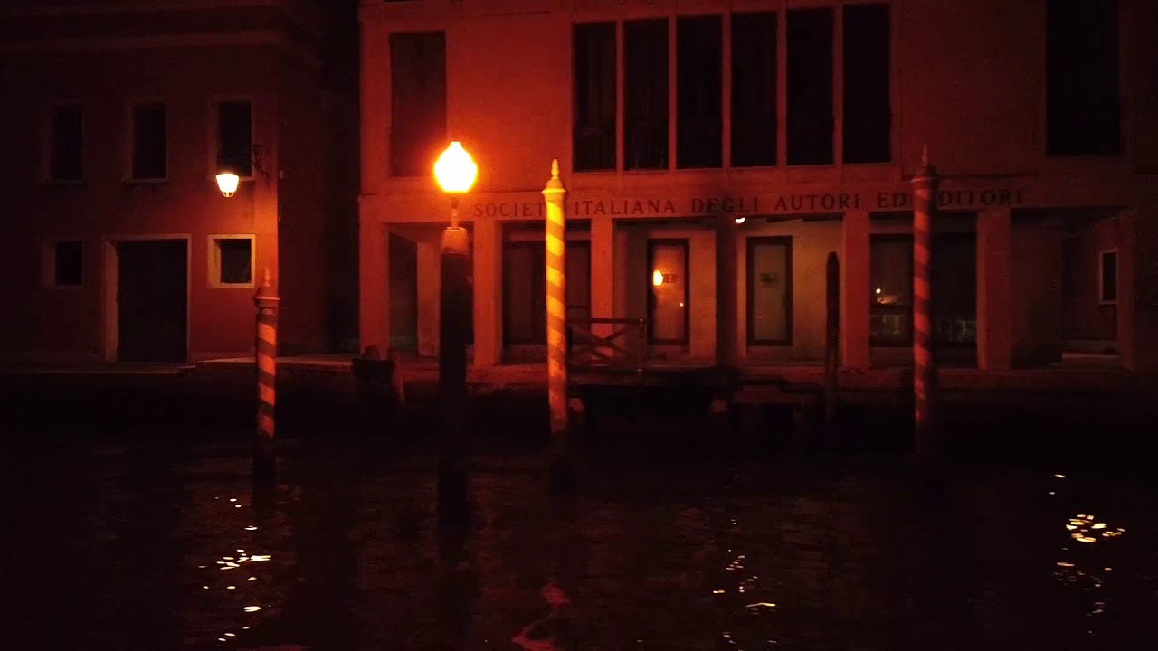 Riding on a vaporetti in Venice