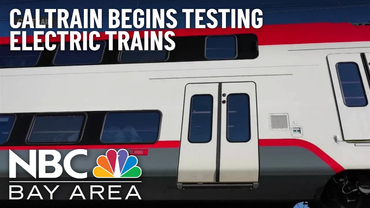 Watch: Caltrain Conducting Tests on New Electric Train Fleet