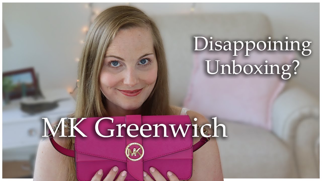 Michael Kors Greenwich Mediuim Saffiano Shoulder Bag in Wild Berry Unboxing | First Impressions