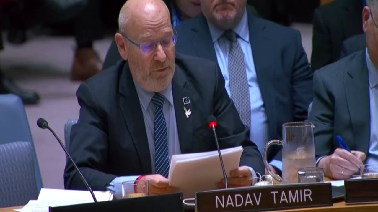 Mitvim’s Nadav Tamir Briefs UN Security Council
