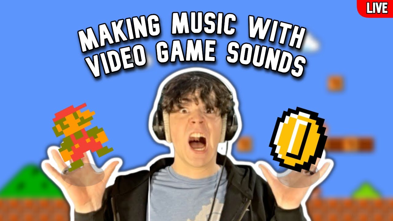 Using YOUR FAVORITE Video Game Sounds to Make MUSIC! | Making Music Live!