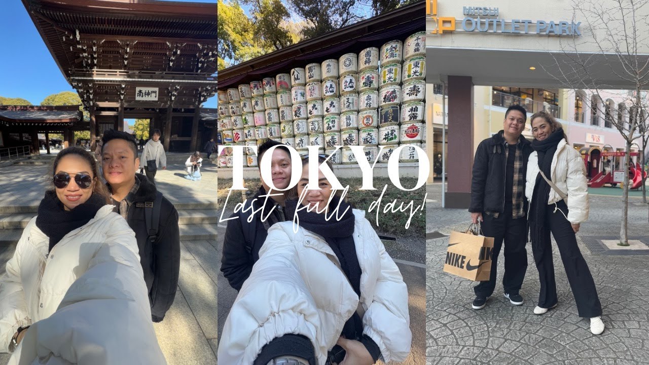 Tokyo Vlog Part 6: Meiji Jingu, Mitsui, Going home =(