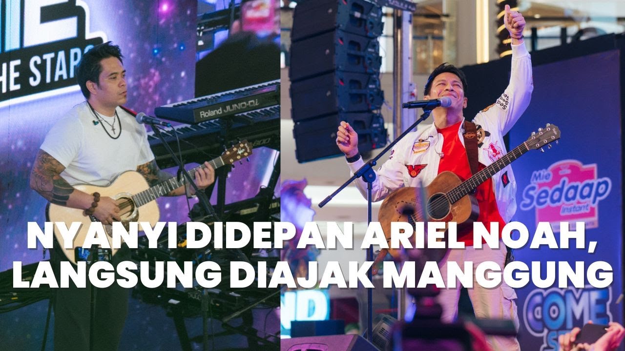 ARIEL NOAH MANGGUNG AKUSTIKAN‼️IBRANI PANDEAN DITELPON LANGSUNG BUAT BANTUIN NGEGITARIN ARIEL NOAH‼️