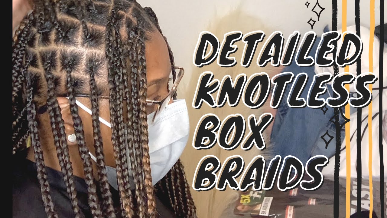 Medium Knotless Box Braids Tutorial
