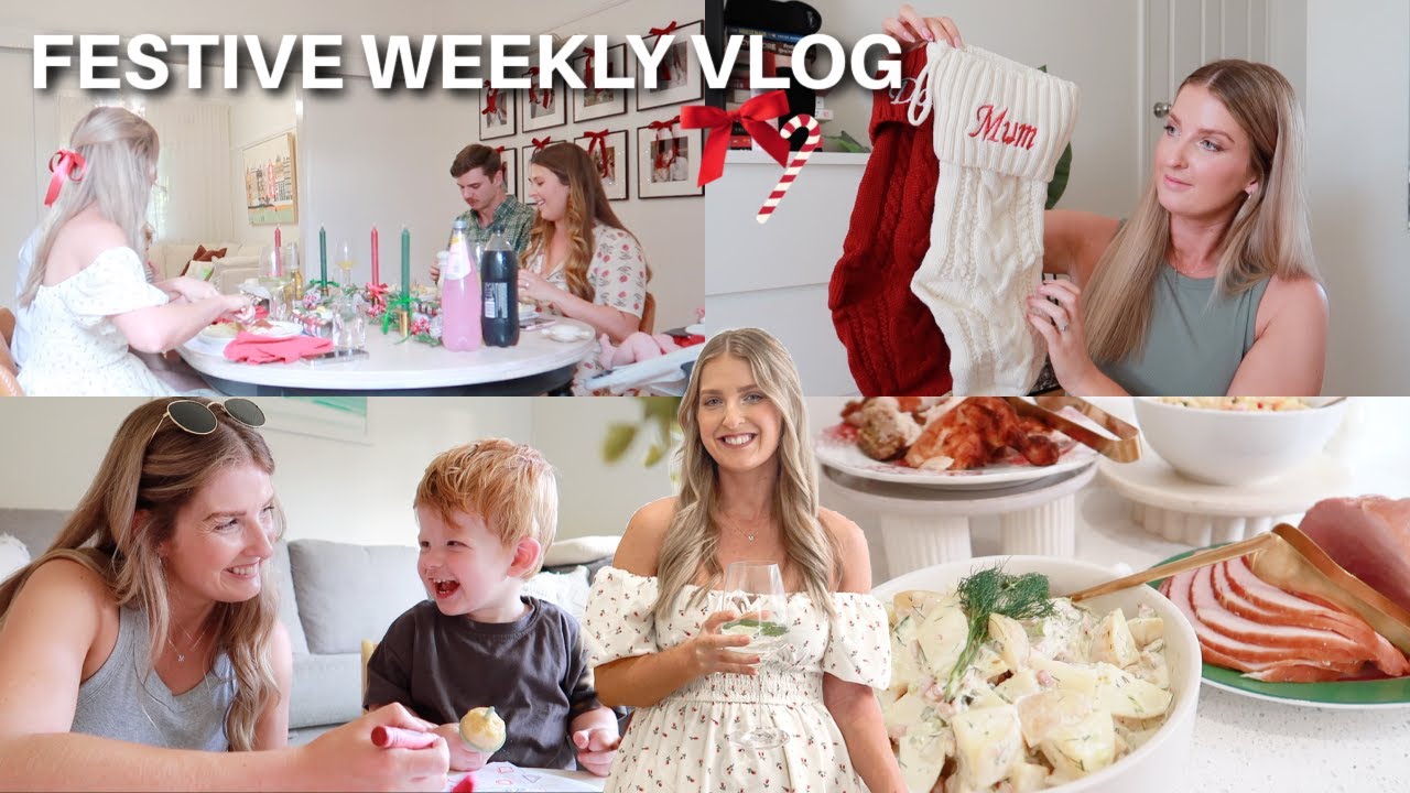 WEEKLY VLOG | christmas festivities, friendmas, toddler fun + Temu haul