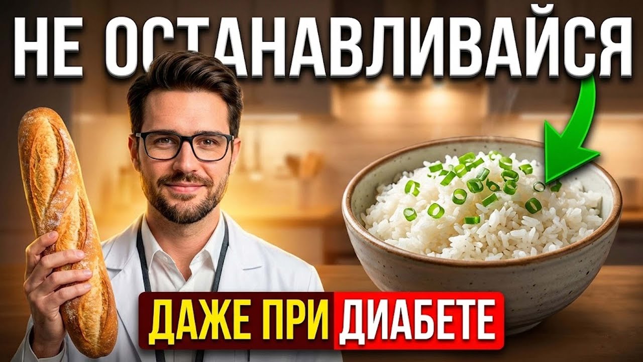 Почему людям с диабетом и инсулинорезистентностью НЕ следует прекращать есть хлеб, рис и макароны