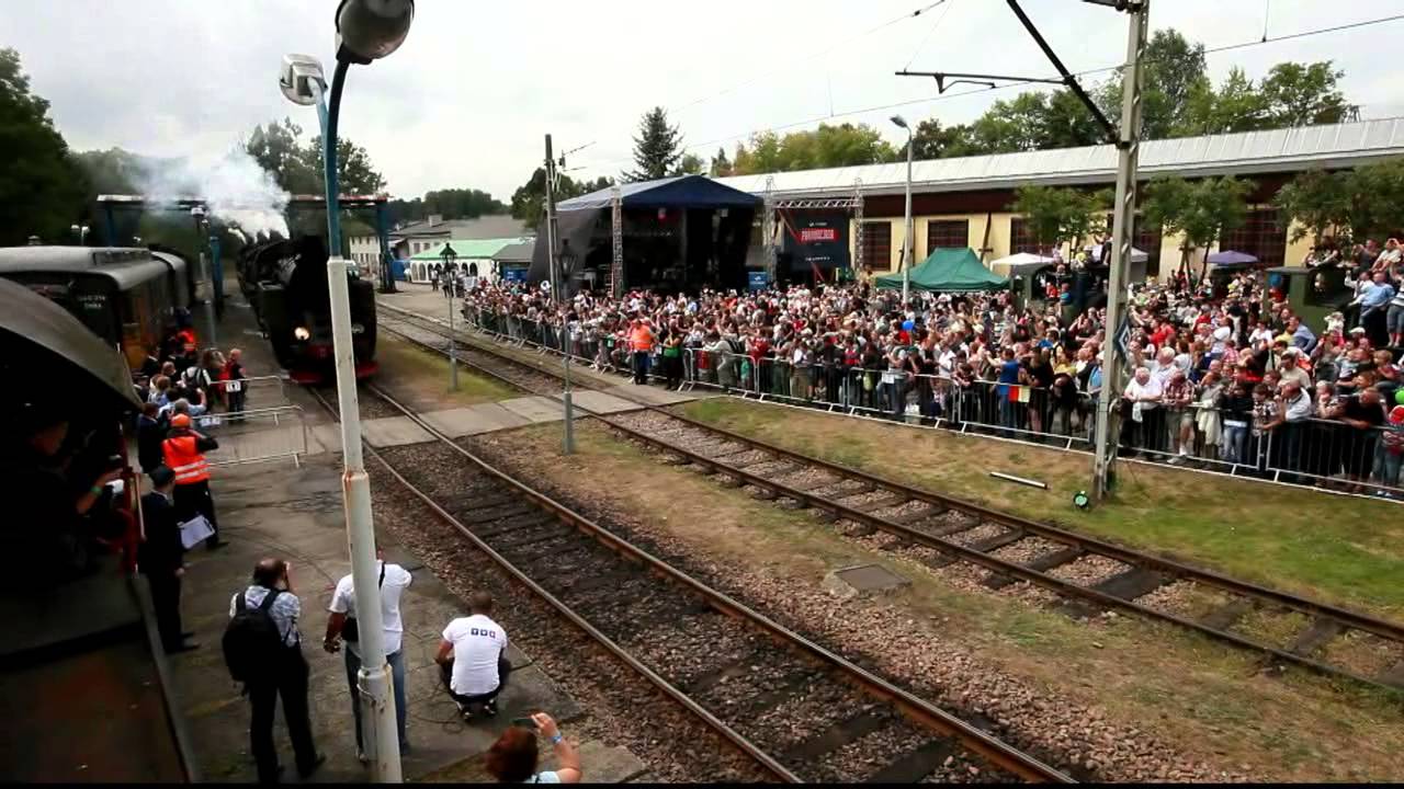 IX Parowozjada w Chab&oacute;wce-parada parowoz&oacute;w