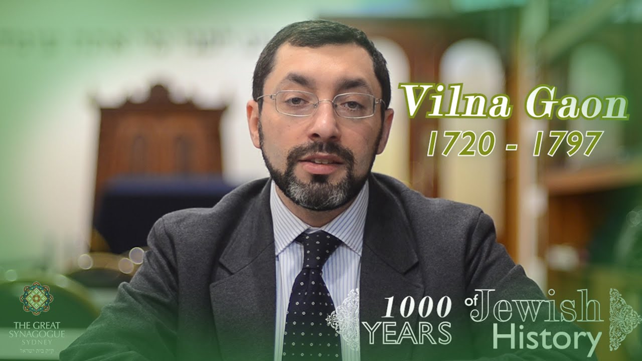[1K Yrs of Jewish History] Ep18 - Vilna Gaon (1720-1797)