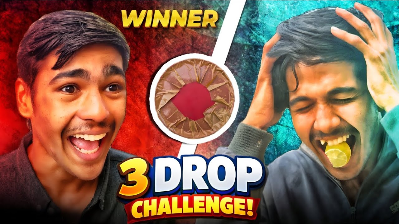 3 Baar Drop = Pura Nimbu🤣🤢 - Om Patil | 3 Drop Challenge 
