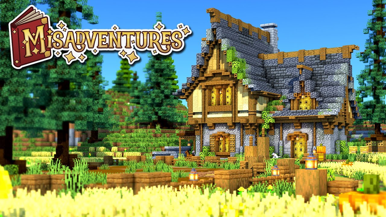 Я построил уютную ферму в Minecraft Misadventures SMP