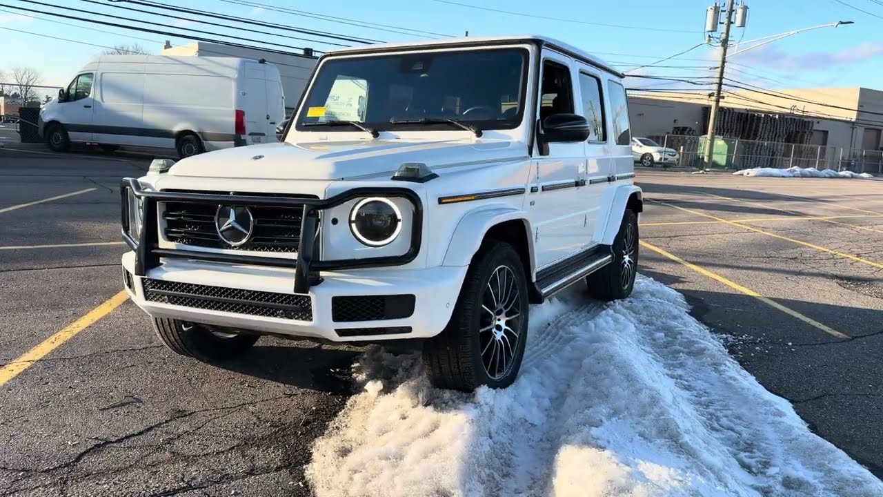 2021 Mercedes Benz G 550 start up and walk around 72,000 miles