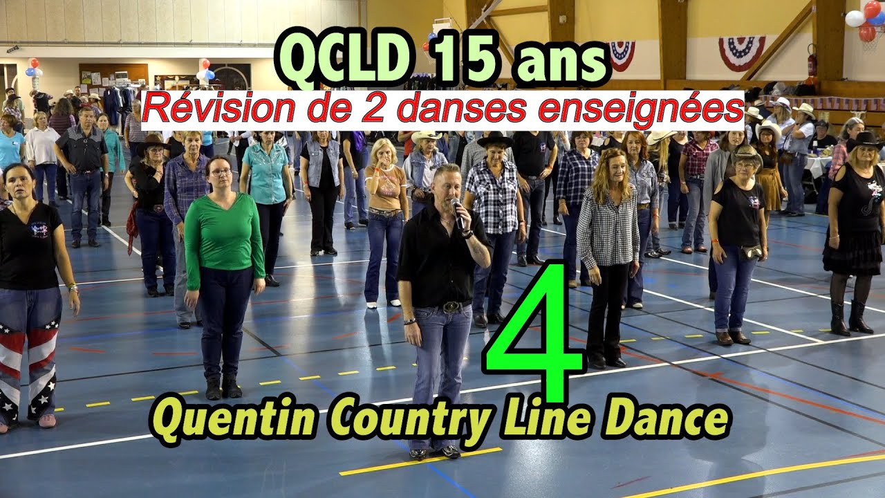 Danses du stage des 15 ans de "Quentin Country Line Dance" à Élancourt (78) samedi 23 novembre 2024.