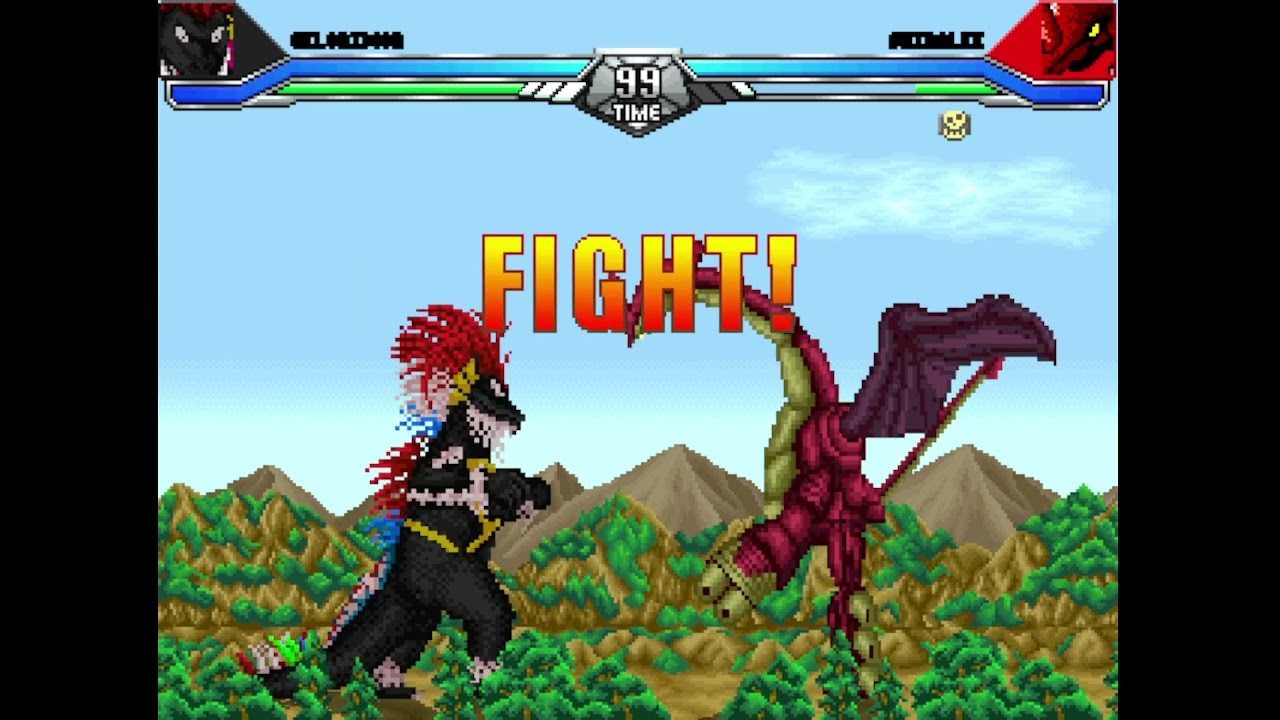 Ultraman MUGEN Tournament Round 1 - Geronimon vs Kilazee